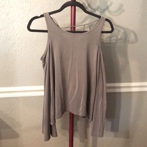 Hollister, long sleeve shirt, gray, XS